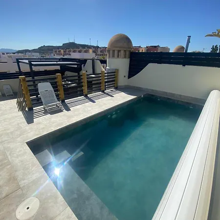 Atico Piscina Privada Climatizada 250m Playa * Playas de Vera
